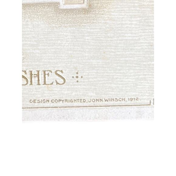 Antique 1912 Ephemera Happy Birthday Roses Embossed Posted Signed Postcard SEE - Picture 3 of 6